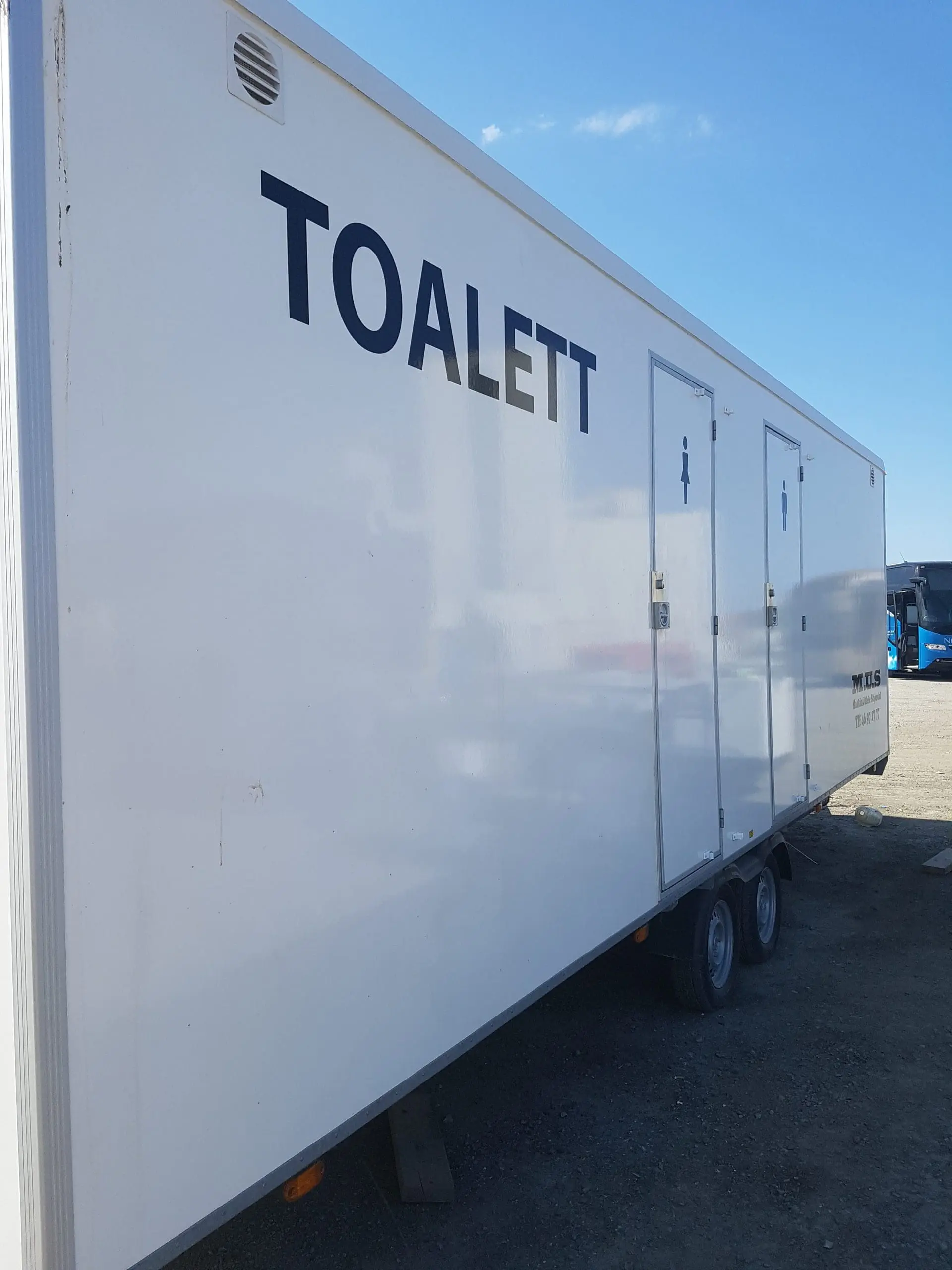 Toalettvogn Dame / Herre 7wc og 2 urinaler - Bilde 3