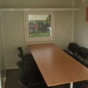 Spisebrakke med toalett 8 personer